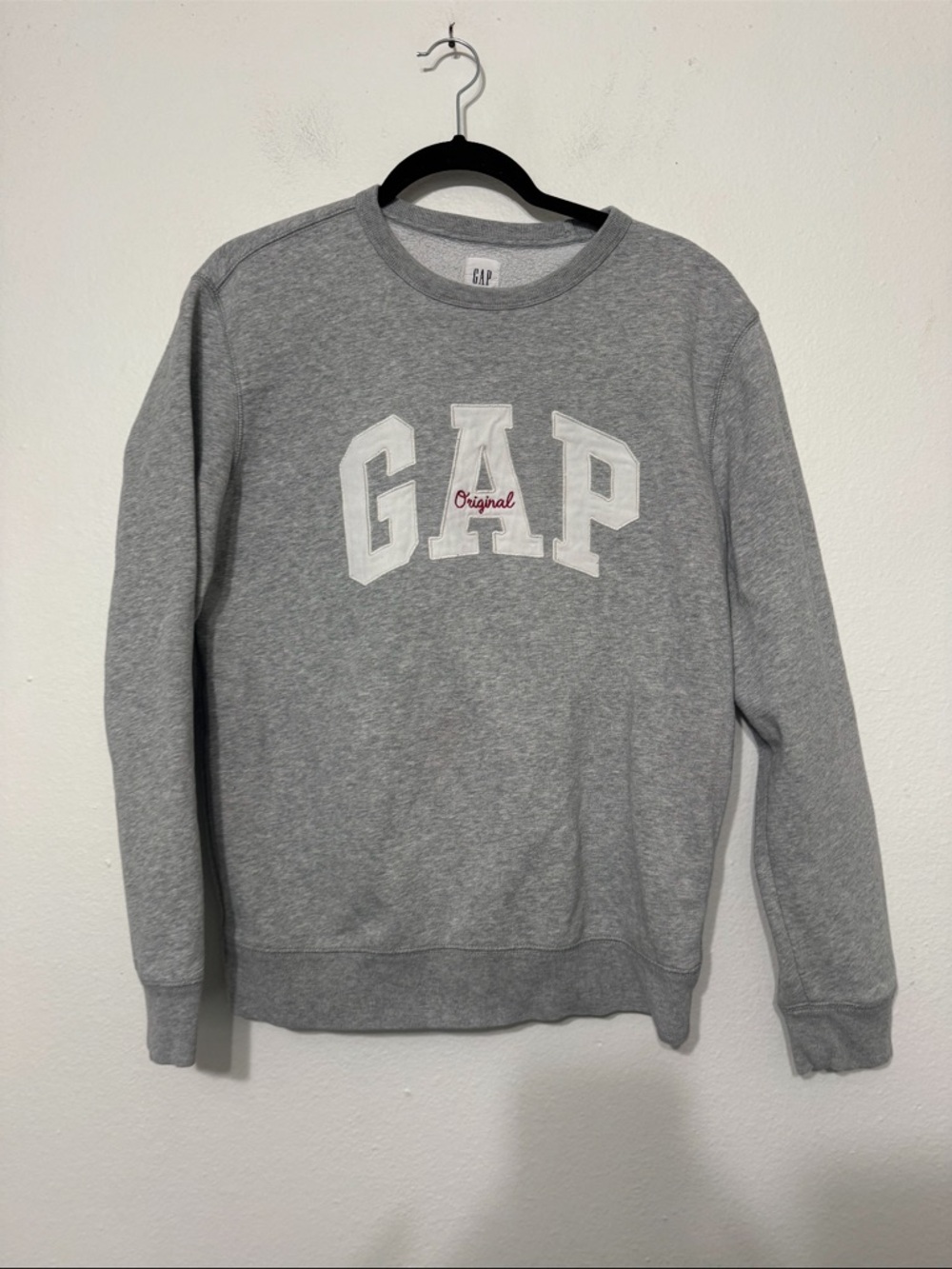 Gap Men’s Logo Crewneck Pullover Sweat shirt 
Size small - Picture 3 of 9